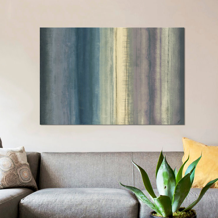 «Serene Waters», reproduction sur toile, H 18 po x l 26 po x P 1,5 po, Pas de tapis, Toile tendue