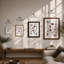 Scattered Blooms Botanical - Framed Print-1075272212-1075272202