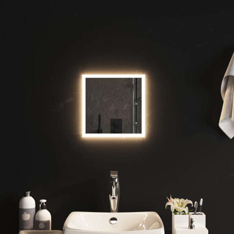 Jesse-James Flat Wall Mirror, 30cm H x 30cm W