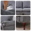 Canapé classique Chesterfield 3 places - Accoudoirs roulés avec accents en cristal-605870165