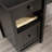 L-Shaped Desk, Black Finish-546411860