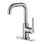 Robinet de lavabo de salle de bain monocommande à fixation sur le comptoir avec ensemble de bonde Kree - nickel brossé