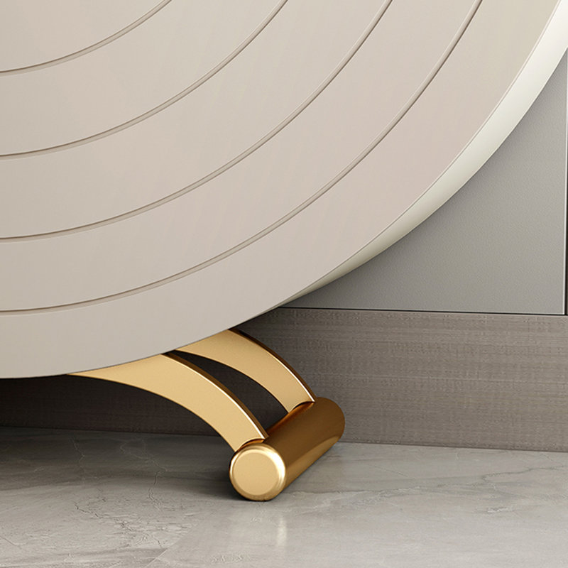 Console moderne de luxe moderne, Beige, H 35,43 po x l 47,24 po x P 15,75 po