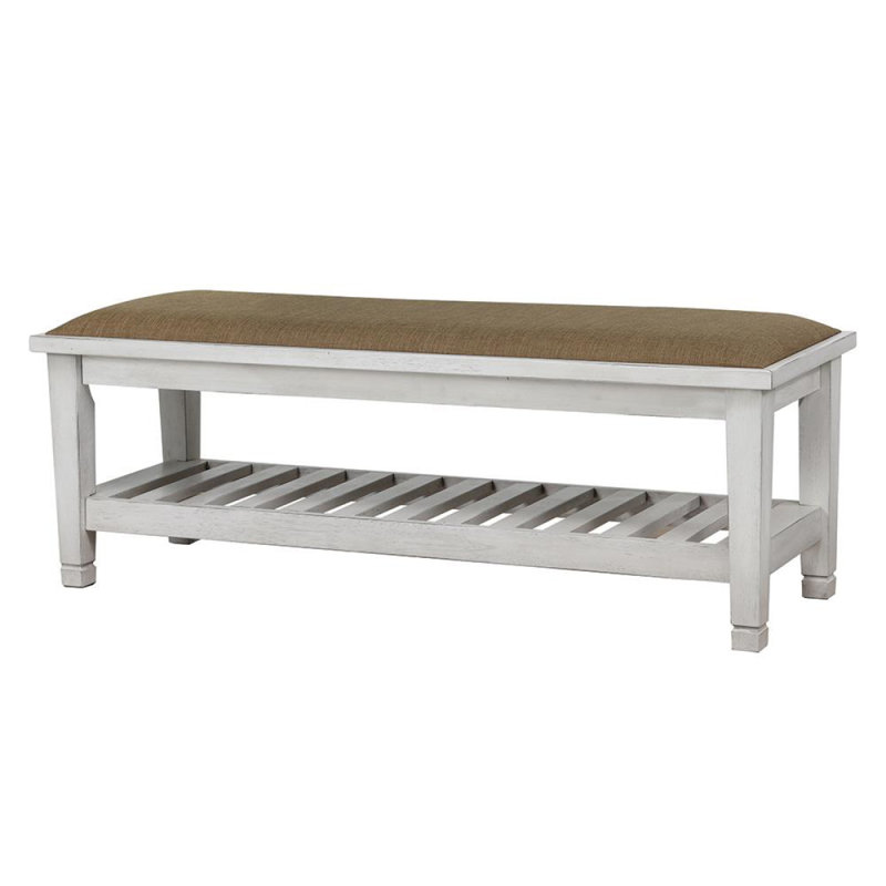 Banc blanc antique