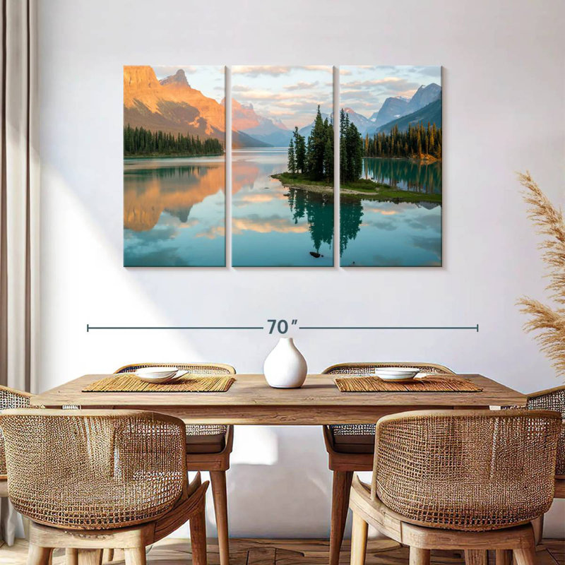 Alvord Maligne Lake Spirit Island, H 36 po x l 57 po