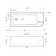 67'' Acrylic Bathtub Freestanding Soaking Tub Left Drain Corner Tub with Overflow & Pop-up Drain