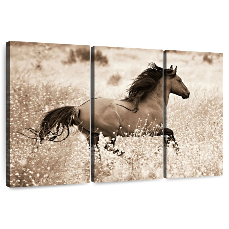 Running Free, 24" H x 38" W