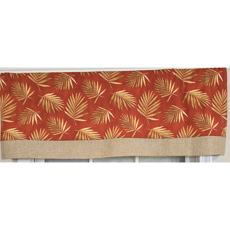 Hawthorn Cornice Valance, Rouge