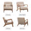 Fauteuil d'appoint rembourré de 26 po de largeur avec un coussin supplémentaire Bonnita-72596872