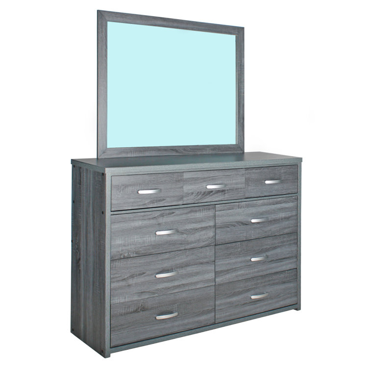 Latitude Run® Hineefah 9 Drawer Chest, Wood Storage Dresser Cabinet, Large  Craft Storage Organizer & Reviews