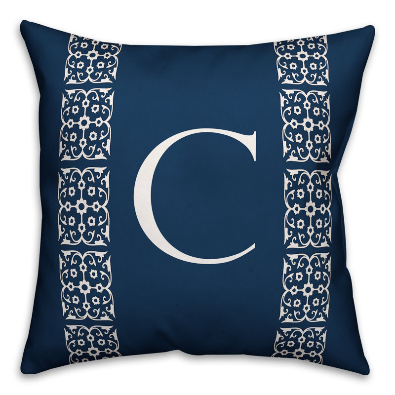 Reversible Throw Pillow, C