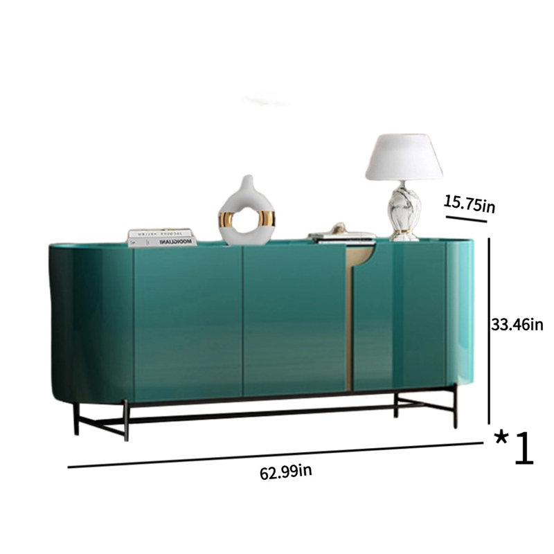 Armoire d'appoint Minimalist, Cyan