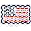  Paillasson Patriotic Bow Flag-130448515
