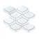 Mythos™ 11" x 12" Ceramic Arabesque Mosaic Tile