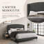 Lit plateforme tapissier Padilla Queen Boucle-1587690129