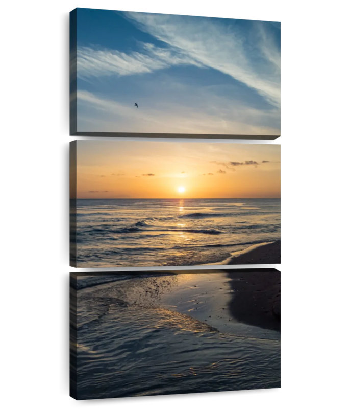 Dominica Hermanson, paysage marin, H 27 po x l 12 po