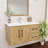 Victoria 35.4 " W Wall Mounted Wall Mounted 1 Single Vanity Bathroom Vanity With Acrylic Top-97880883