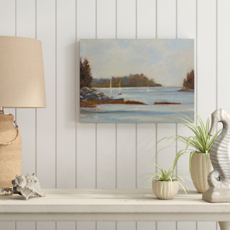 «Safe Cove» par Marilyn Wendling, reproduction d'art sur toile, H 24 po x l 32 po x P 2 po