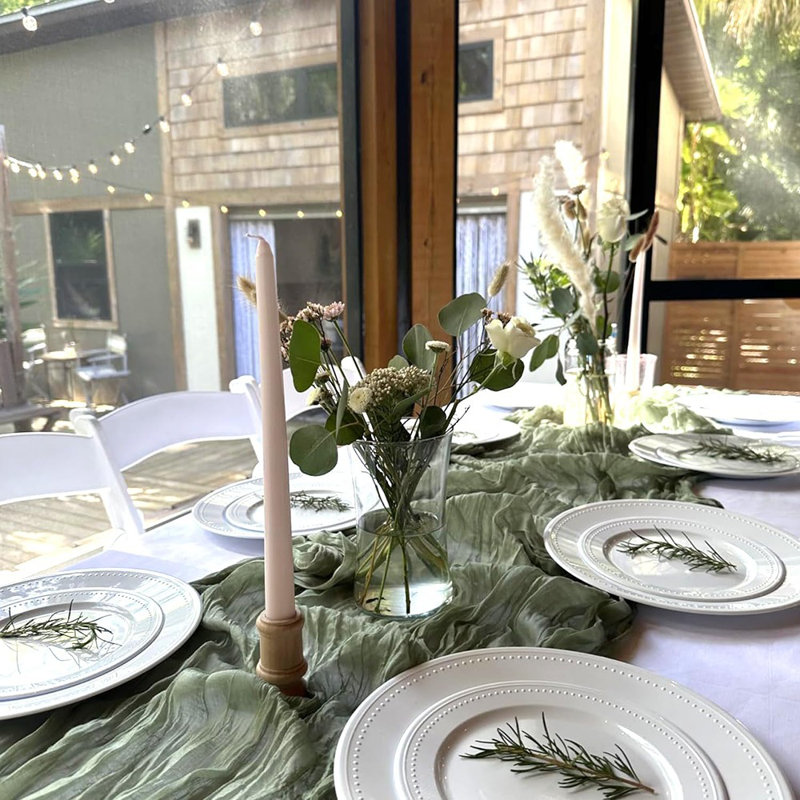 Chemin de table en gaze Cheesecloth