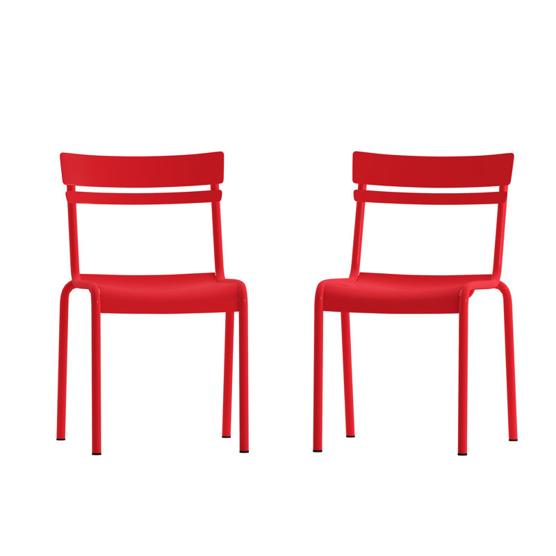 Chaise de salle à manger Merrymount, Rouge, 1