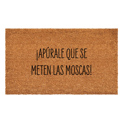 Apurale que se meten las moscas Doormat