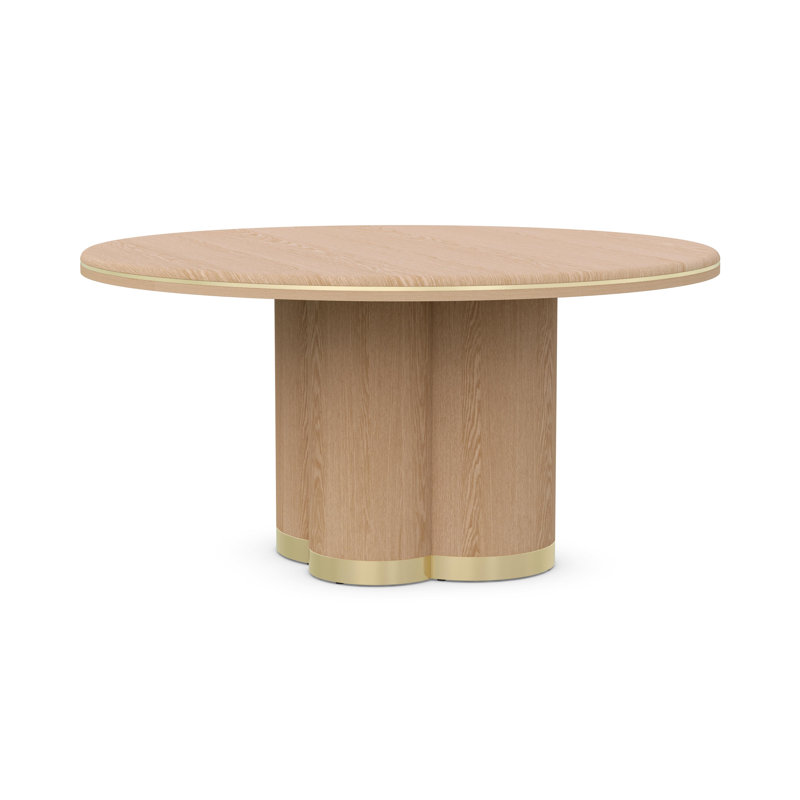 Angelo Oak Round Dining Table