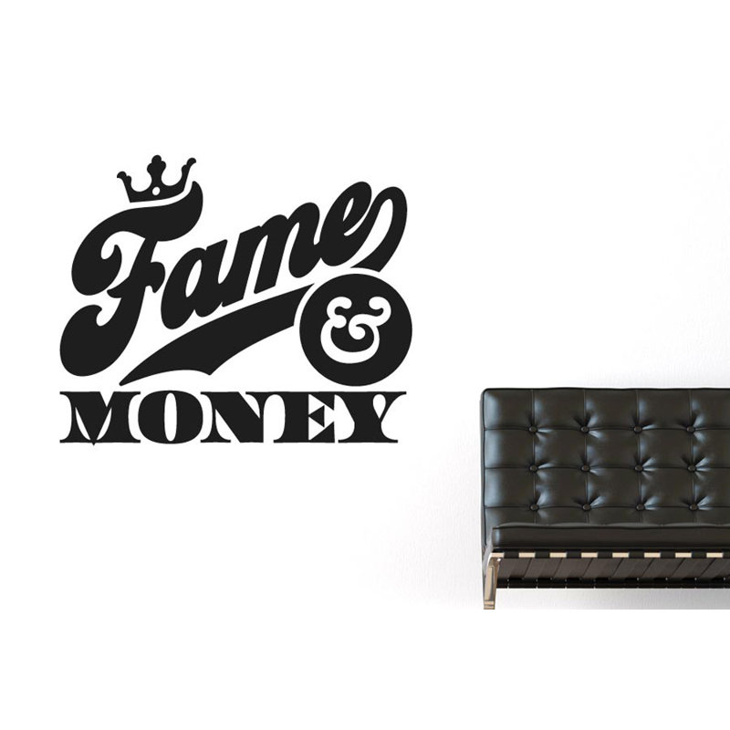 Wall Decal, Medium, Black