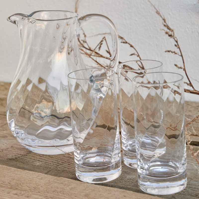Ottica Glass Pitcher