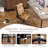 25.6 Inch Adjustable Armrest Dual Purpose Leg Swivel Office Chair With Spikes-749801919