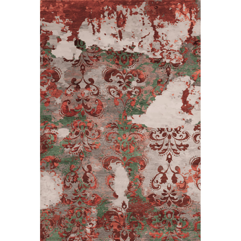 Tapis de couloir luxueux, 100% velours, 31,5 po x 59,1 po | Semelle en coton antidérapant, hauteur des poils: 0,4 po | Antibactérien et lavable à la machine, impression numérique 3D | Design élégant pour le salon et le vestibule