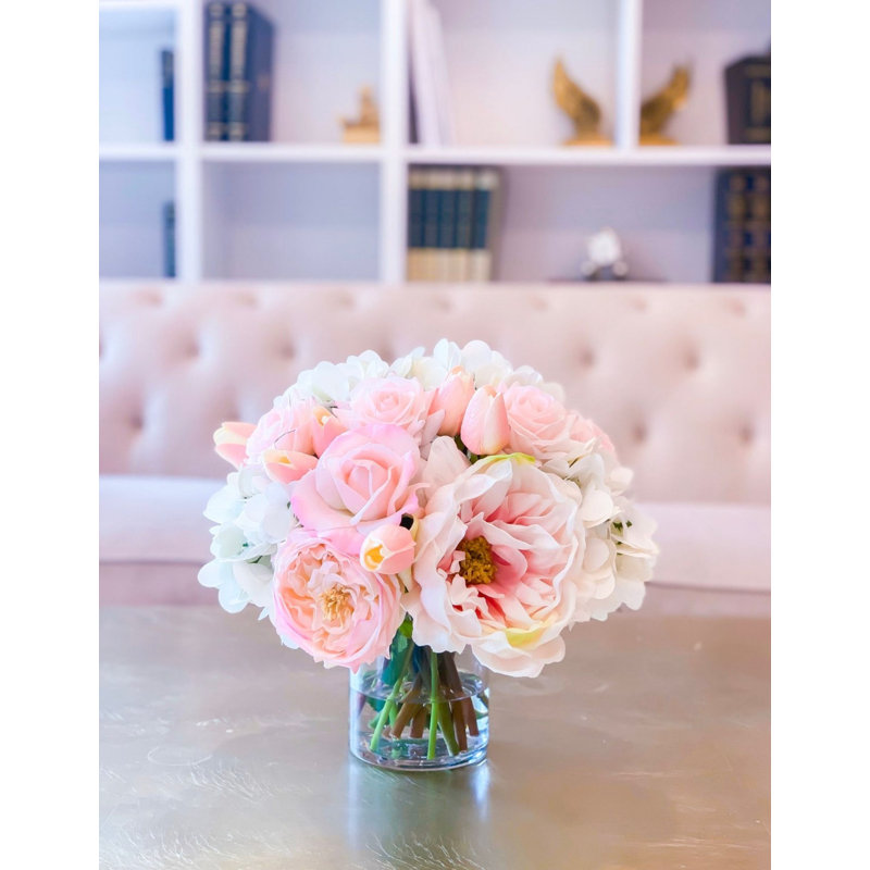 Hydrangea Arrangement in Vase