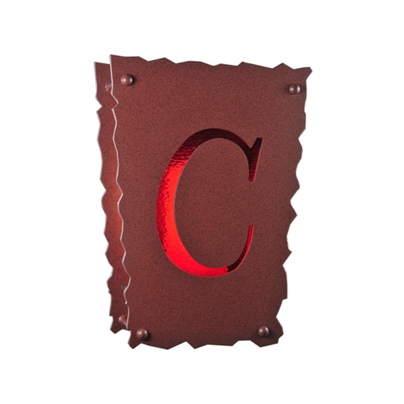 Personalized 1 - Light Flush Mounted Sconce