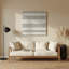 Minimalisme 3, art mural gris en métal-1021297733