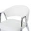 Tabourets de bar modernes avec structure en chrome et siège en similicuir, ensemble de 2, idéaux pour les bars et les cuisines