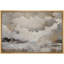«Neutral White Cloudscape Abstract Landscape Wall Decor for Living Room encadrée, reproduction d'art sur toile encadrée dans la chambre principale-128138435-128138432