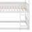 Triple Wood Bunk Bed, With Ladders, Guardrails-730253887