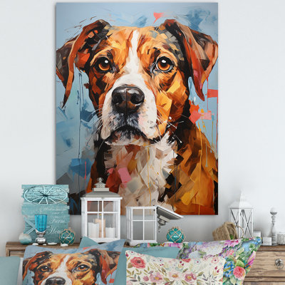 Beagle Bliss sur impression sur toile