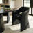 4 - Person Dining Table Sets With Round Table & 4 Upholstered Chairs-1310581851-1310581847