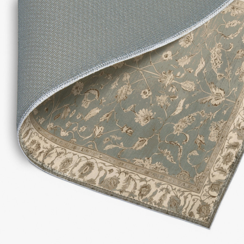 Tapis gris d'intérieur et d'extérieur Tabriz, Rectangulaire 2 pi x 3 pi
