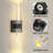 Crystal Wall Sconce Led Warm Light Wallchiere-1723888562