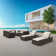 11 - Person Patio Conversation Sets with Cushions