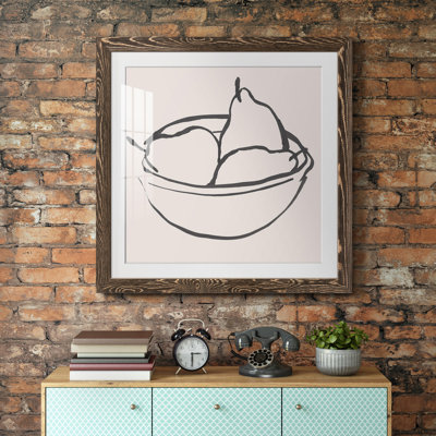" Simple Pear II " Painting Print