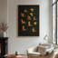 Art mural encadré, impressions murales abstraites rétro pour chambre à coucher - 16 po x 24 po-118858053