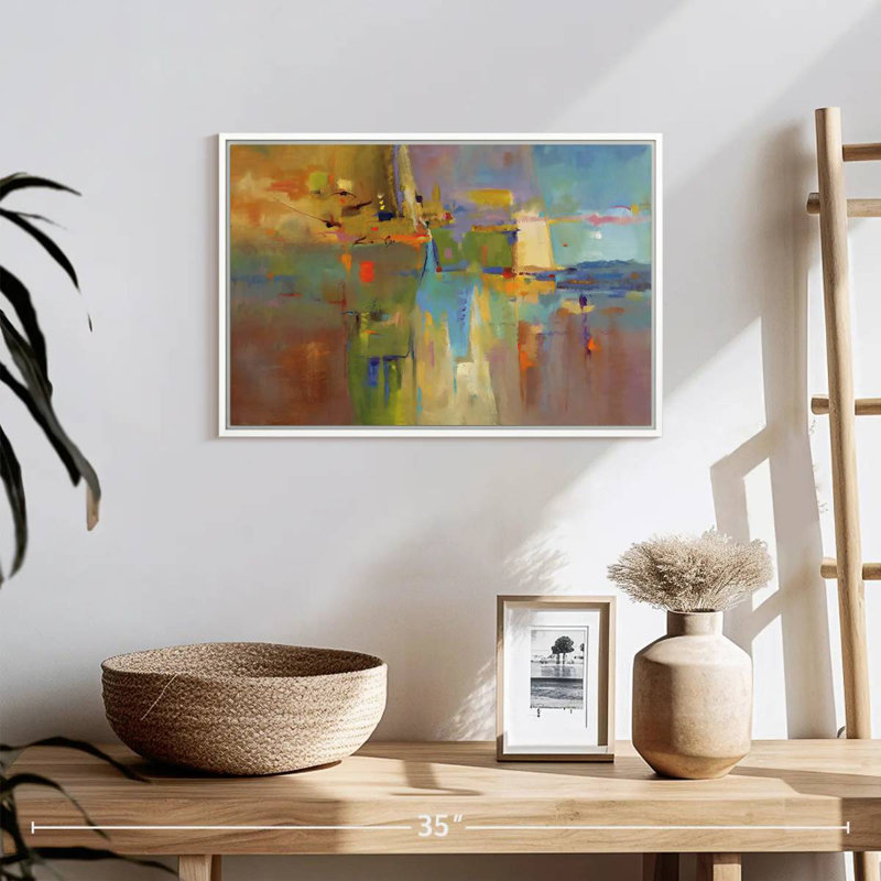 Réflexions atypiques, Cadre flottant blanc, 19 po x 13 po