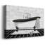 Toile tendue avec châssis de qualité moderne Modern Bath II - prête à être accrochée-1331917812