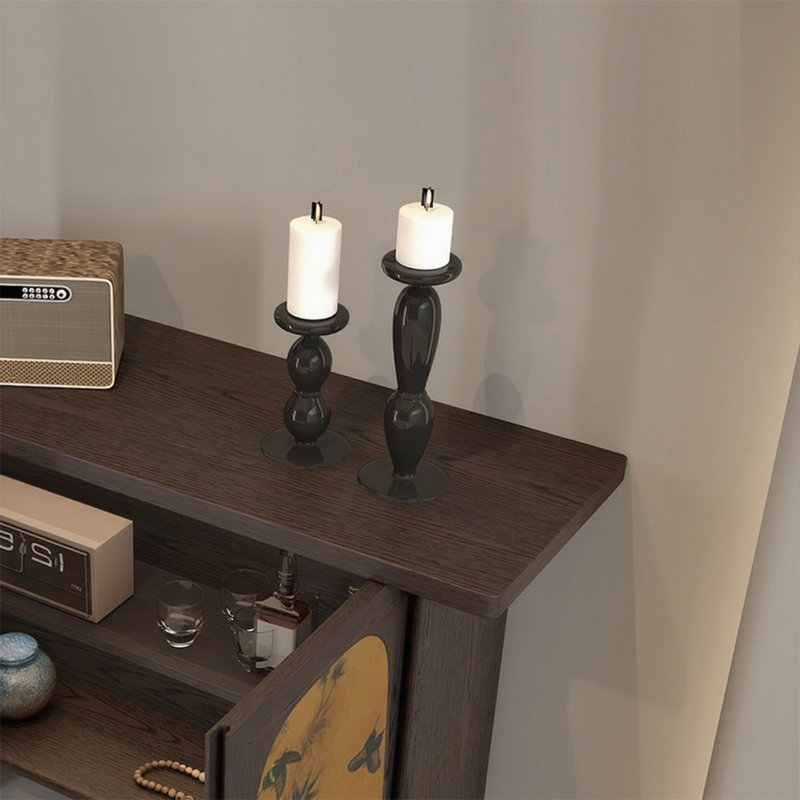 Retro Console Table With Cabinet
