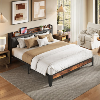 Tharsiga Upholstered Bed