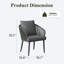 Patio Dining Armchair with Cushion-1649163660