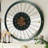 THE GEARS CLOCK Wall Clock with Real Moving Gears SP-LI_ Round BLACK-GOLD