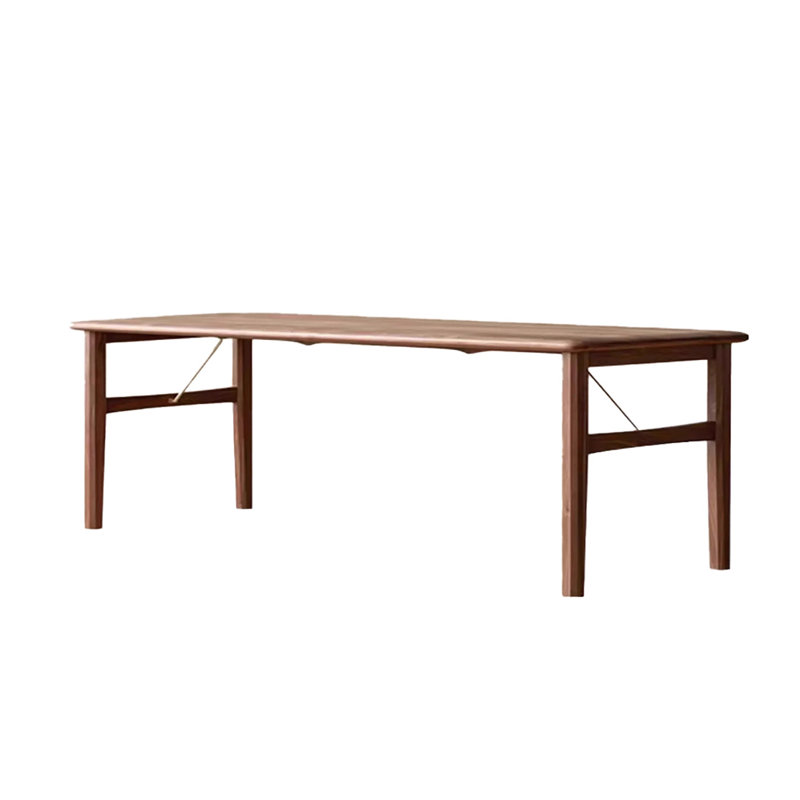 Solid wood light luxury dining table, 29.52"H x 86.61"L x 35.43"W